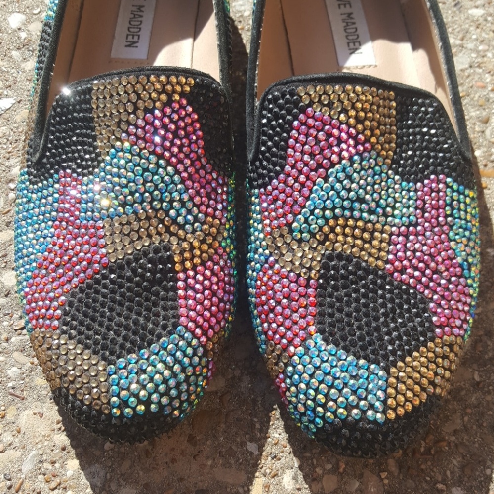 Steve Madden Conncord Multi Color Flats 7.5 - image 2
